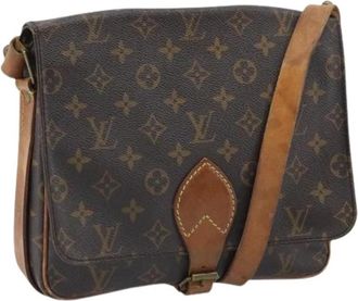Louis Vuitton Pre-owned Vintage Monogram Schoudertas - Dames - Vintage Schoudertas - Bruin - ONE Size - Leer - Vintage