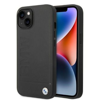BMW Funda Bmw Bmhmp14ssllbk Para Iphone 14 / 15 / 13 6.1 Negra/negra R&iacute;gida Con Logotipo De La Marca Y Magsafe