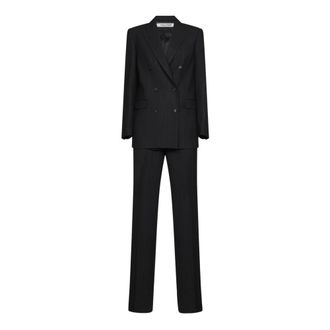 Tagliatore Jasmine Blazer en Pantalon - Dames - Jassen - Zwart - Maat: M Wol