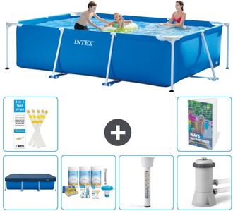 Intex Piscina Con Estructura Rectangular - 300x200x75 Cm - 7-piezas S52