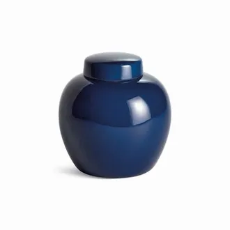 Napa Home & Garden Koa Navy Lidded Jar in Blue at Nordstrom