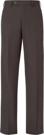 Fendi Cigarette Broeken - Heren - Nette broeken - Bruin - S - Wol - Broeken