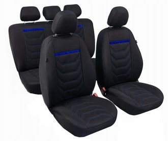 OEM Fundas Para Asientos De Coche Comfort Plus Para Peugeot 307 308 406 407, Juego Azul