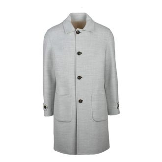 Eleventy Hombre, Abrigos, Gris, Talla: M