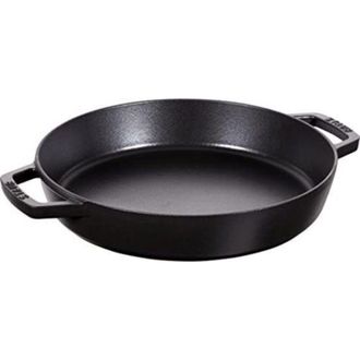 Staub Paellera, Hierro Fundido, Negro, 34 Cm - Staub