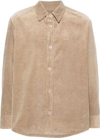 A.P.C. Bobby shirt - men - Cotton - L - Neutrals