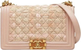 Chanel Borsa a spalla vintage in tweed Pre-owned - - Pre-owned - Donna - Rosa - ONE SIZE