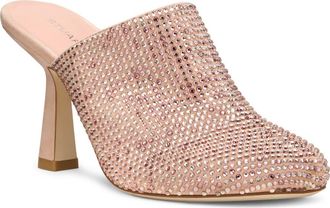 Stuart Weitzman Talia Shine Mule 85 in Blushful at Nordstrom, Size 6.5