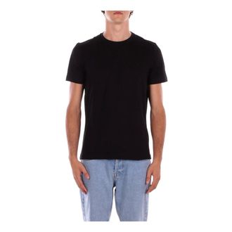 Dondup Heren, Tops, Zwart, Maat: M Katoen