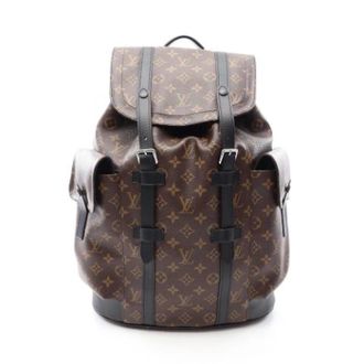 Louis Vuitton Pre-owned Backpack - Heren - Pre-owned - Bruin - Maat: ONE Size Leer