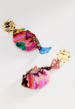 Mignonne Gavigan Luxe Pufferfish Earrings