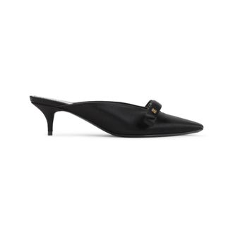 Balenciaga Strik Muiltje Hakken - Dames - Muiltjes - Zwart - 36 EU - Schoenen