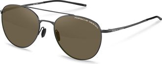 Porsche Design P8947 D Mens Sunglasses Grey Size 56