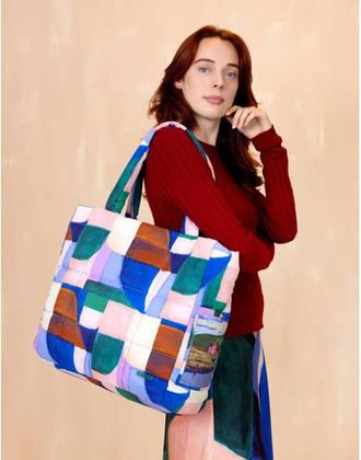 Oilily gewatteerde shopper Soleil multi