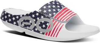 Oofos OOahh Sport Flex Slide Sandal in Usa 26 at Nordstrom, Size 9