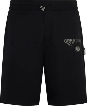 Philipp Plein Shorts con logo - Nero