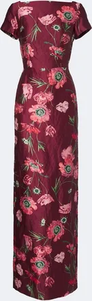 Erdem Floral satin gown