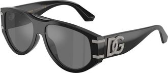 Dolce & Gabbana DG4499 501/6G Womens Sunglasses Black Size 57