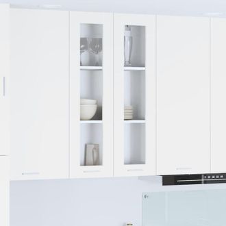 vidaXL vidaXL Armadio pensile Bianco 60 x 31 x 100 cm Legno multistrato