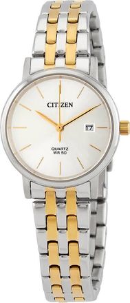 Citizen Quartz Silver Dial Two-tone Ladies Watch EU6094-53A