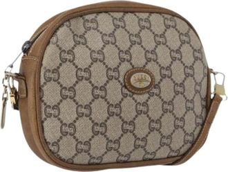 Gucci Pre-owned Cross Body Bags, female, Beige, Size: ONE SIZE Pre-owned Cross Body Bag