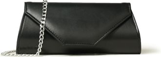 Melluso Borsa pochette con tracolla in pelle nero bj034z