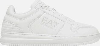 Emporio Armani Mens Triple White Sneaker Trainer - Size: 10