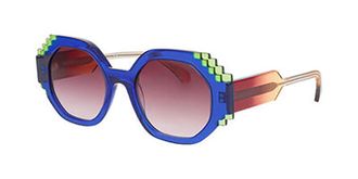 Face &agrave; Face Fizz 1 1682 Womens Sunglasses Blue Size 53
