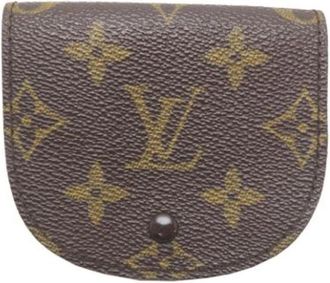 Louis Vuitton Pre-owned Monogram Portemonnee - unisex - Vintage Accessoires - Bruin - ONE Size - Vintage
