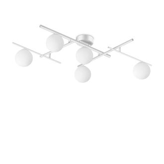 Netlighting Atlas 5 Light Globe Ceiling Light White