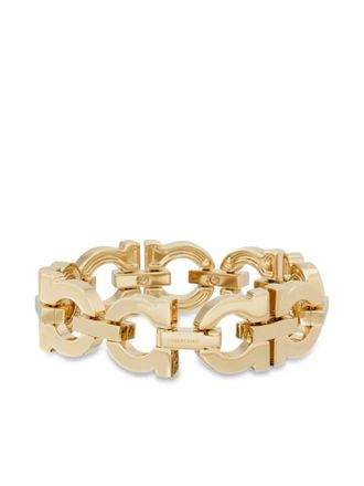 Ferragamo Gancini schakelarmband - Goud