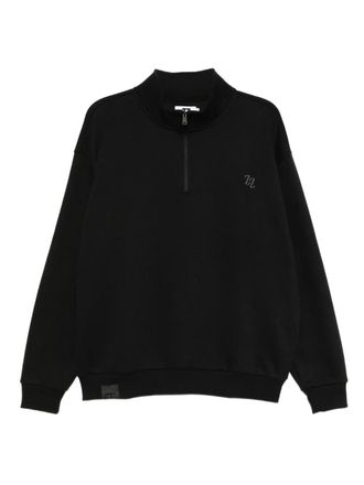 Izzue logo embroidered sweaters - men - Polyester/Cotton - L - Black