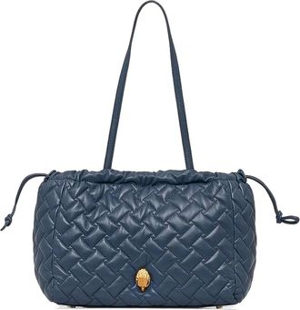 Kurt Geiger Borsa tote Kensington trapuntata - Blu
