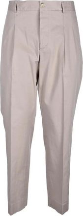 Truenyc Cotton Stretch Trousers - Beige