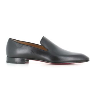 Christian Louboutin Loafers, male, Black, 10 UK, Dandelion Flat Calf P Loafers