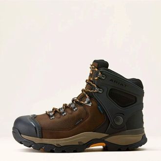 Ariat Mens Endeavor Carbon Toe Work Boots In Brown