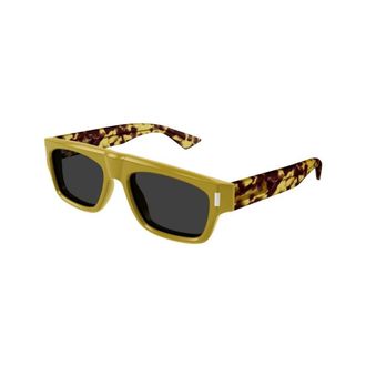 Saint Laurent Authentieke Bril met Topkwaliteit - Heren - Zonnebrillen - Geel - 55 MM - Accessoires
