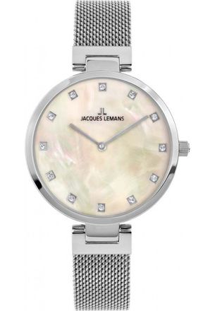Jacques Lemans Womens 1-2001C Ladies Milano Watch - Silver - One Size
