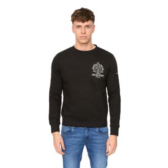 Duck and Cover Heren Stoneham Crew Neck Sweatshirt (Zwart)