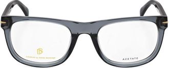 David Beckham Mens Grey Rectangular Eyeglass Frames DB 7085