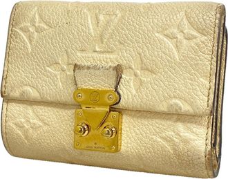 Louis Vuitton Cream Wallet (Tri-Fold) (Pre-Owned)