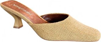 Jeffrey Campbell Womens Stetson Mules In Tan