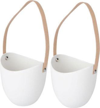 OEM Nazalus - Juego De 2 Piezas De Soportes Para Plantas Verdes, Maceta Colgante, Maceta Para Chlorophytum, Maceta Para Flores, Cesta Colgante, Soporte Pa