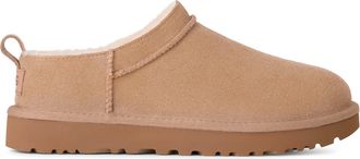 UGG Slip-On Suede Leather Boots with Plush Lining