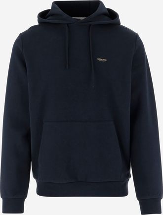 Woolrich Stretch Cotton Blend Sweatshirt With Logo