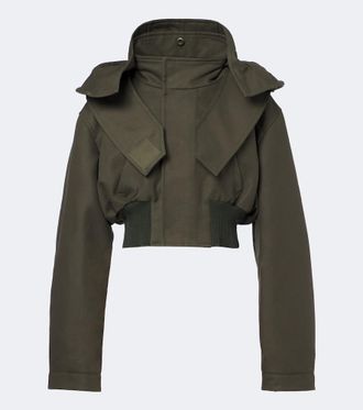Balenciaga Cropped cotton jacket