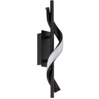 Lindby L&aacute;mpara De Pared Led munja En Negro Metal - Lindby