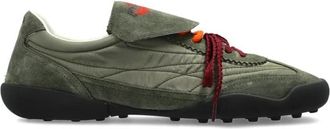 Dsquared2 Soccer Sneakers - Heren - Sneakers - Groen - 42 EU - Leer - Schoenen
