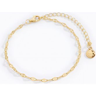 Mint & Lily Petal Chain Bracelet in 18K Gold Over Sterling Silver at Nordstrom, Size 6