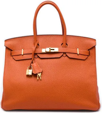Herm&egrave;s Pre-owned Hermes Togo Birkin Retourne 35 Satchel Ladies VLKIEL6E5UI21YO3